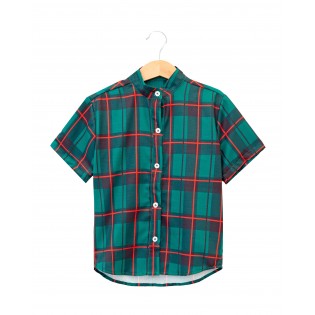 Camisa cuadros verdes