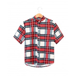 Camisa cuadros rojos