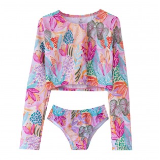 Niña Bikini Manga Larga