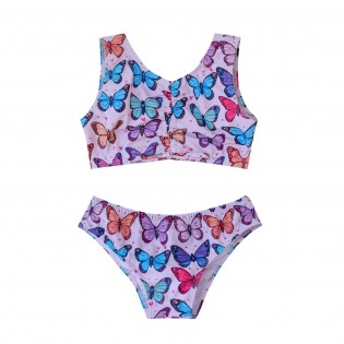 Niña Bikini Sin Manga