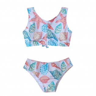 Niña Bikini Sin Manga